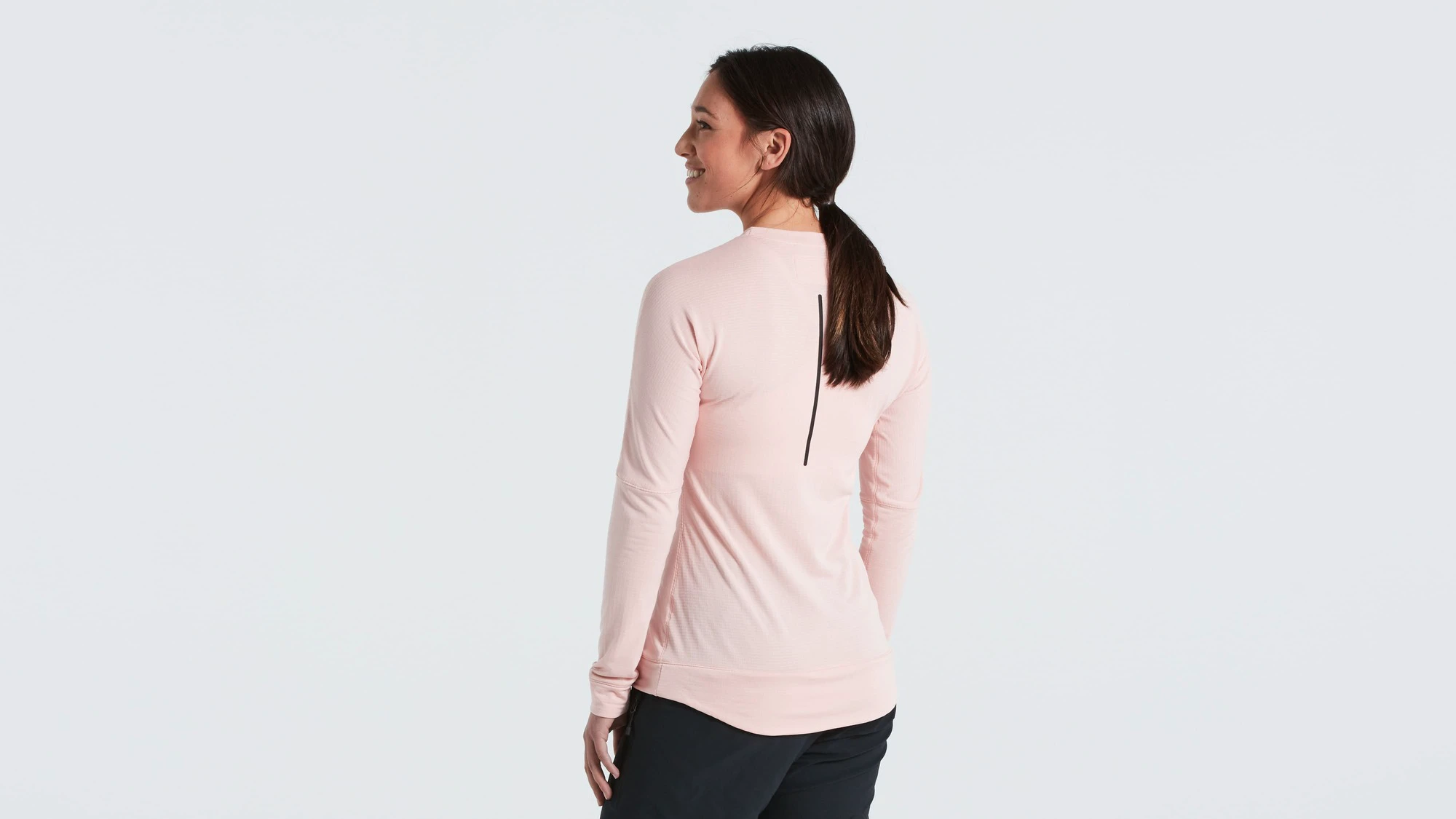 3. Tricou Ciclism SPECIALIZED Women's Trail Power Grid (L/S) - Blush L