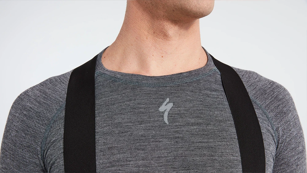 4. Bluza de Corp Termica SPECIALIZED Men's Merino Seamless Baselayer (L/S) - Grey S/M