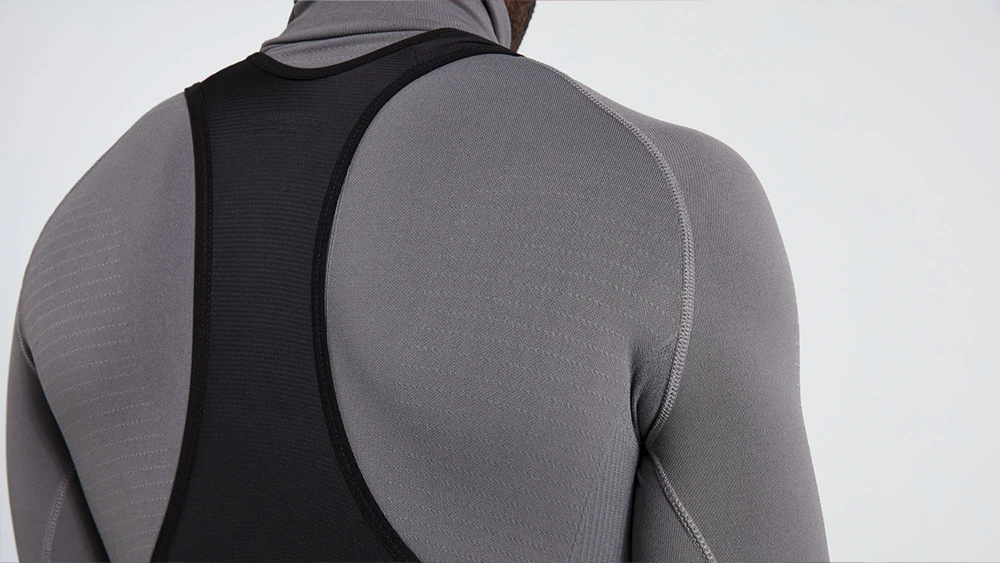2. Bluza de Corp Termica SPECIALIZED Men's Seamless Roll Neck Baselayer (L/S) - Grey L/XL