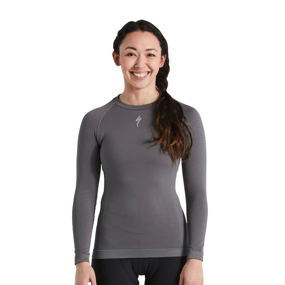 1. Bluza de Corp Termica SPECIALIZED Women's Seamless Baselayer (L/S) - Grey S/M