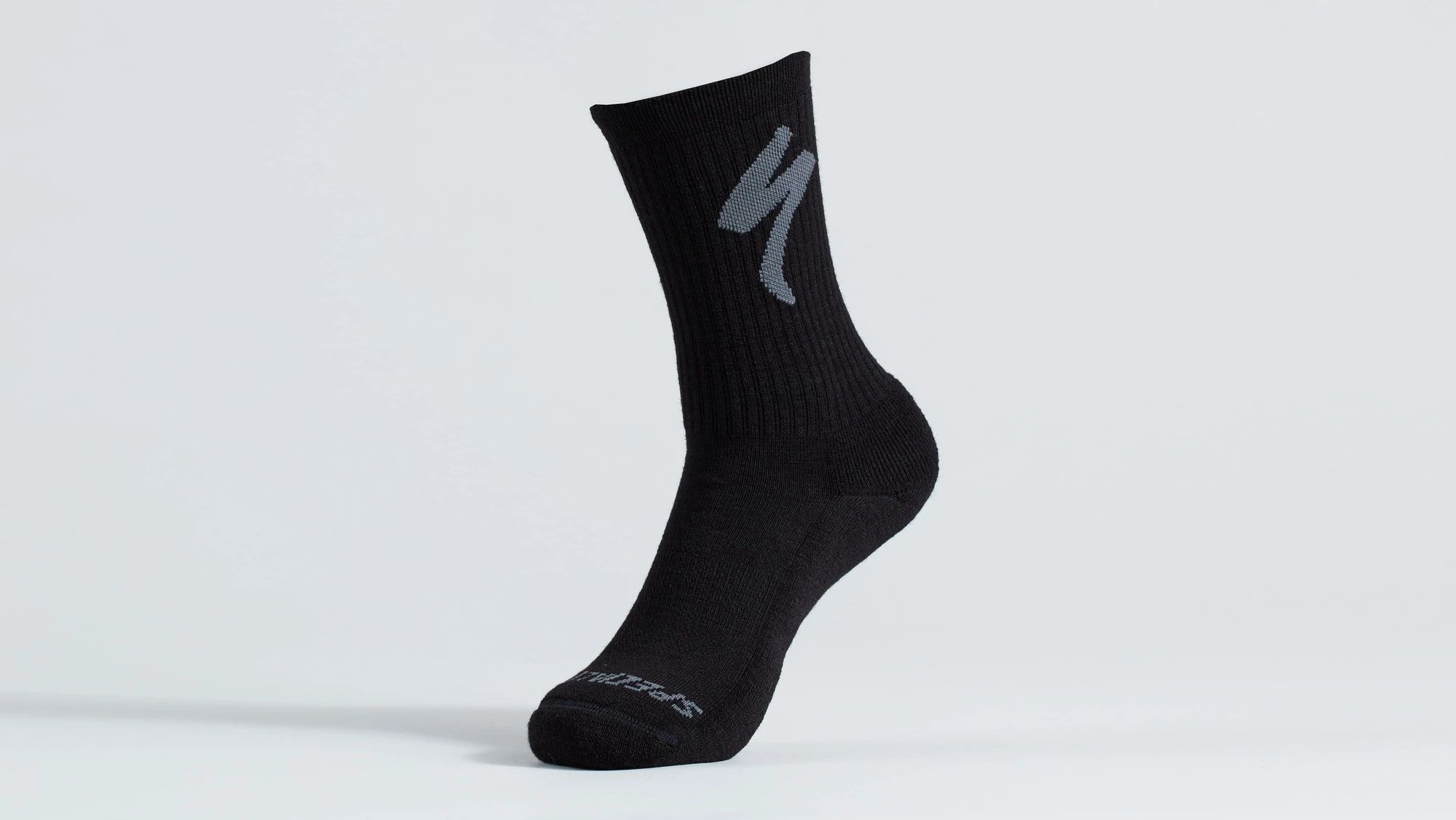3. Sosete Ciclism SPECIALIZED Merino Midweight Tall Logo - Black XL