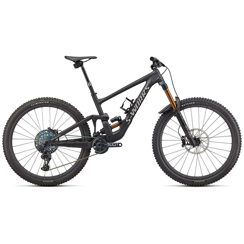 1. Bicicleta SPECIALIZED S-Works Enduro - Brushed Black Liquid Metal S4