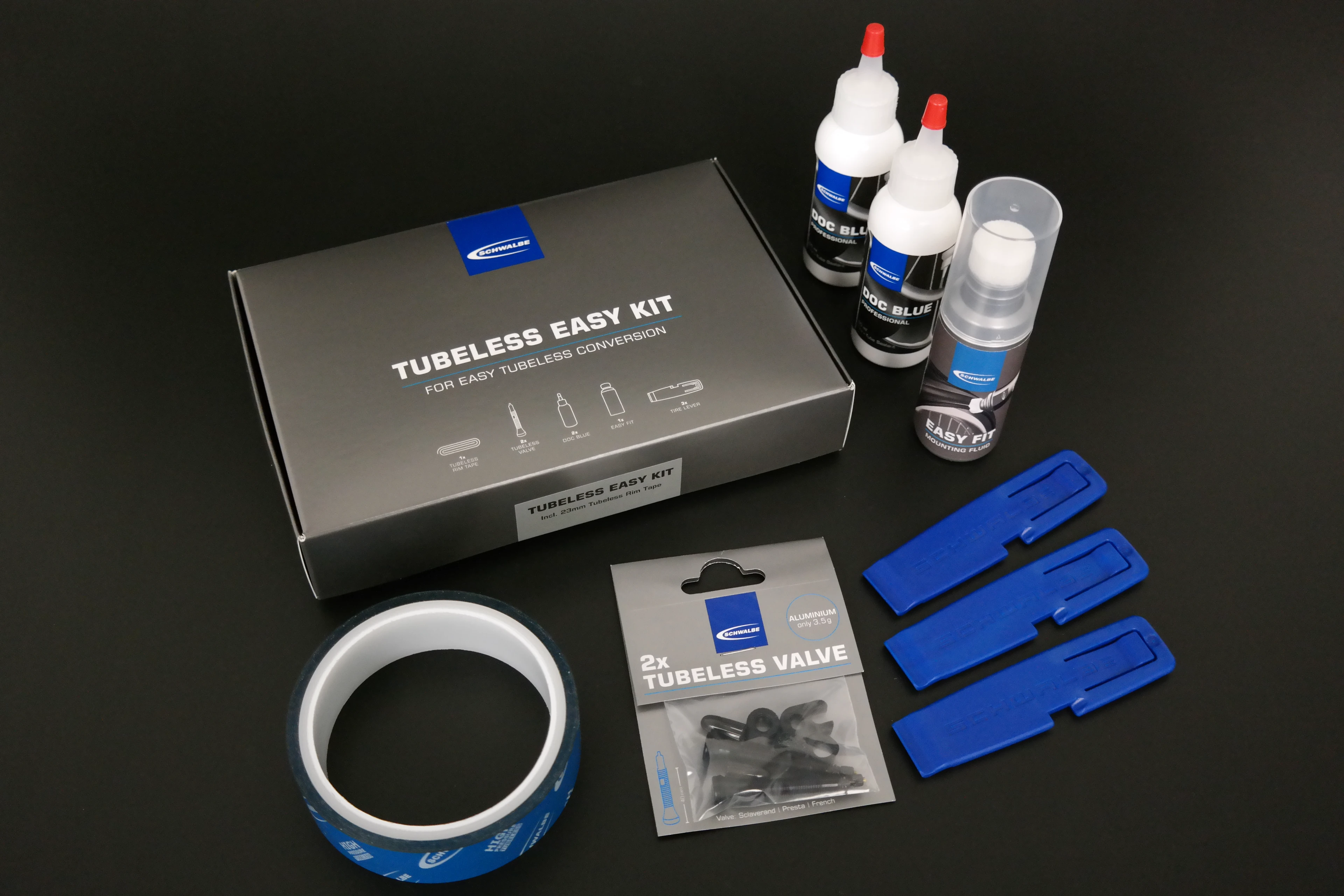 1. Kit conversie tubeless SCHWALBE Easy 21