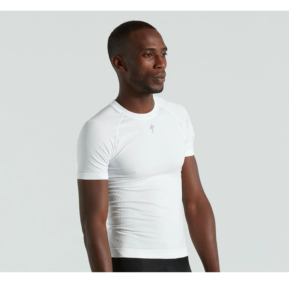 4. Bluza de Corp Termica SPECIALIZED Men's Seamless Light Baselayer (S/S) - White S/M
