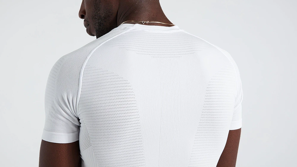 5. Bluza de Corp Termica SPECIALIZED Men's Seamless Light Baselayer (S/S) - White S/M
