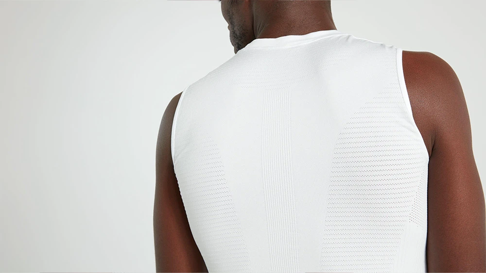 4. Bluza de Corp fara Maneci SPECIALIZED Men's Seamless Light Baselayer - White S/M