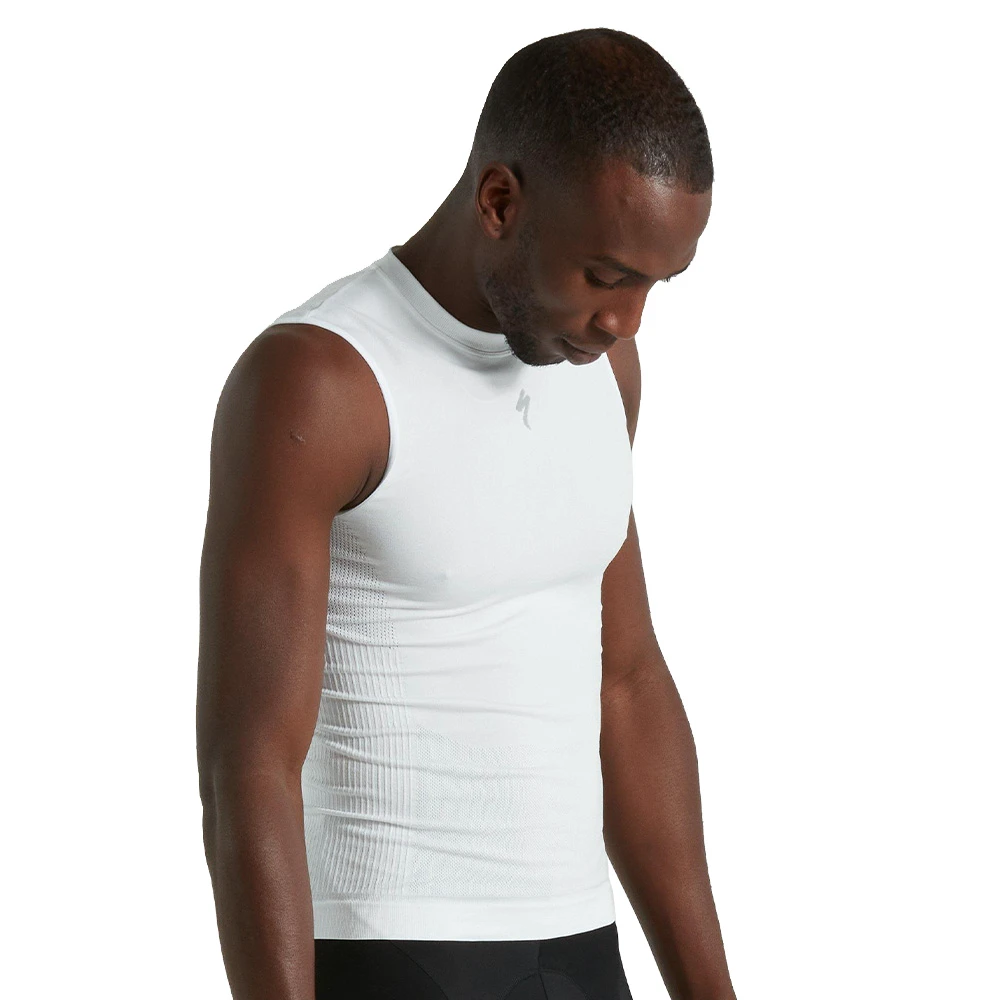 1. Bluza de Corp fara Maneci SPECIALIZED Men's Seamless Light Baselayer - White S/M