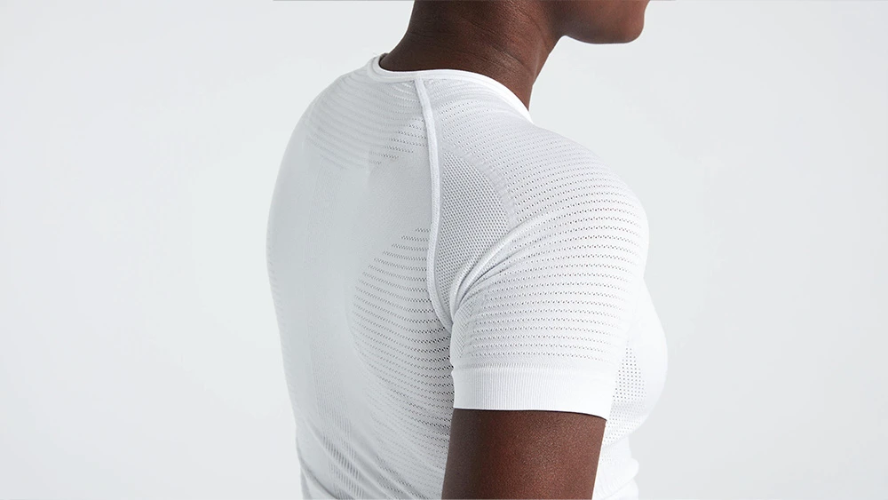 3. Bluza de Corp Termica SPECIALIZED Women's Seamless Light Baselayer (S/S) - White L/XL