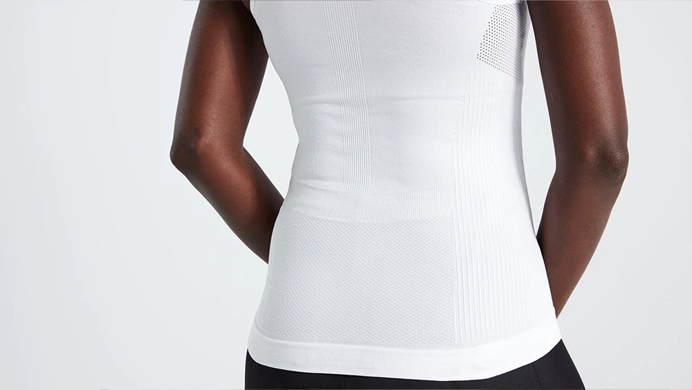 3. Bluza de Corp fara Maneci SPECIALIZED Women's Seamless Light Baselayer - White S/M