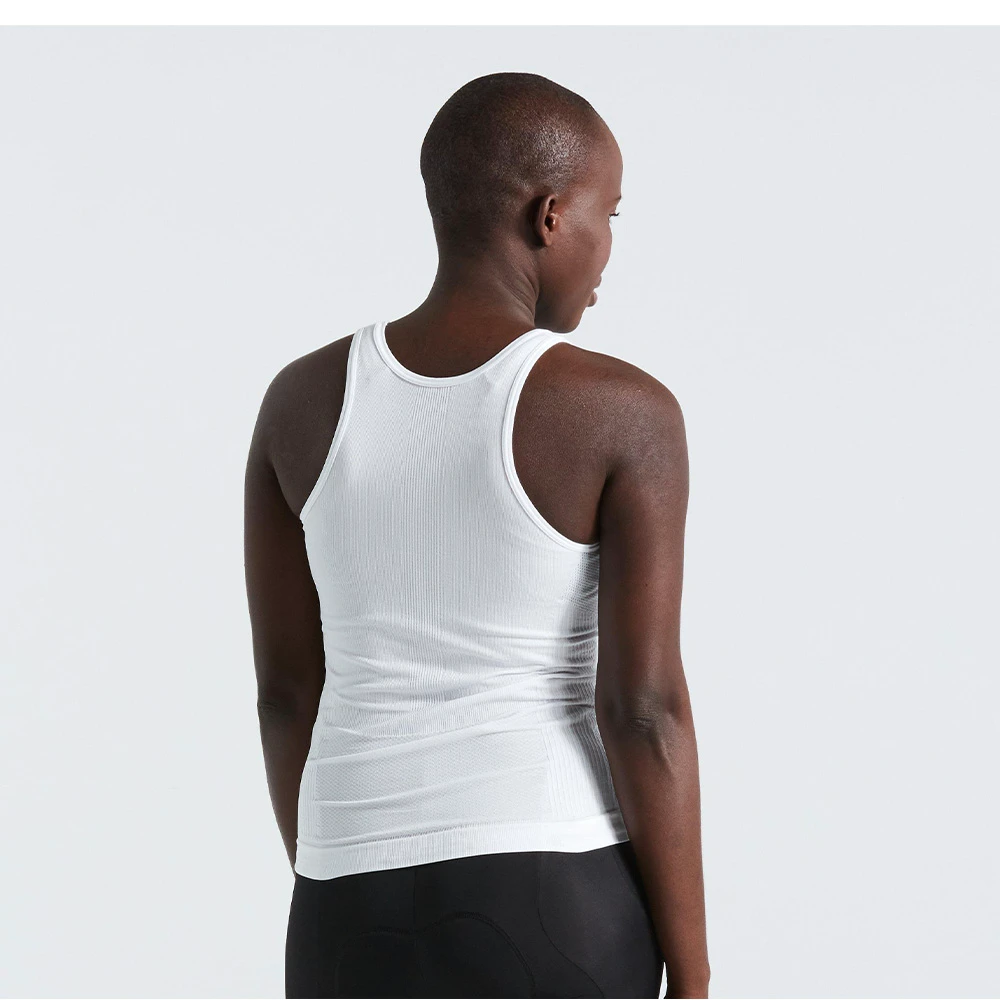 2. Bluza de Corp fara Maneci SPECIALIZED Women's Seamless Light Baselayer - White S/M