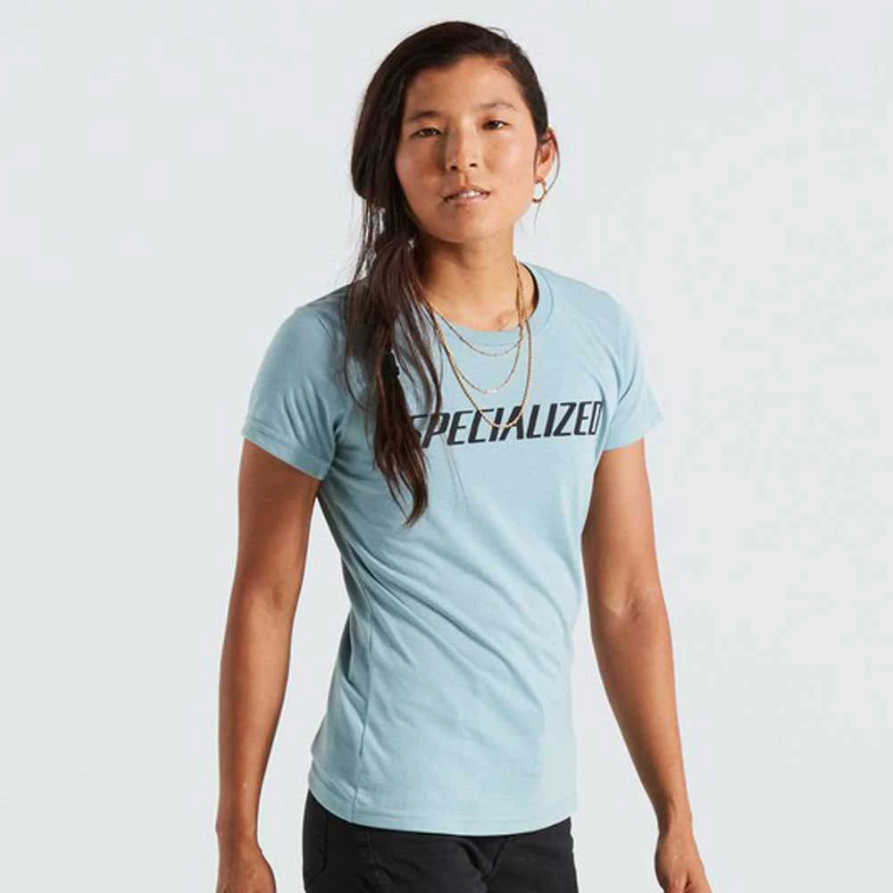 2. Tricou Ciclism SPECIALIZED Women's Wordmark (S/S) - Arctic Blue S