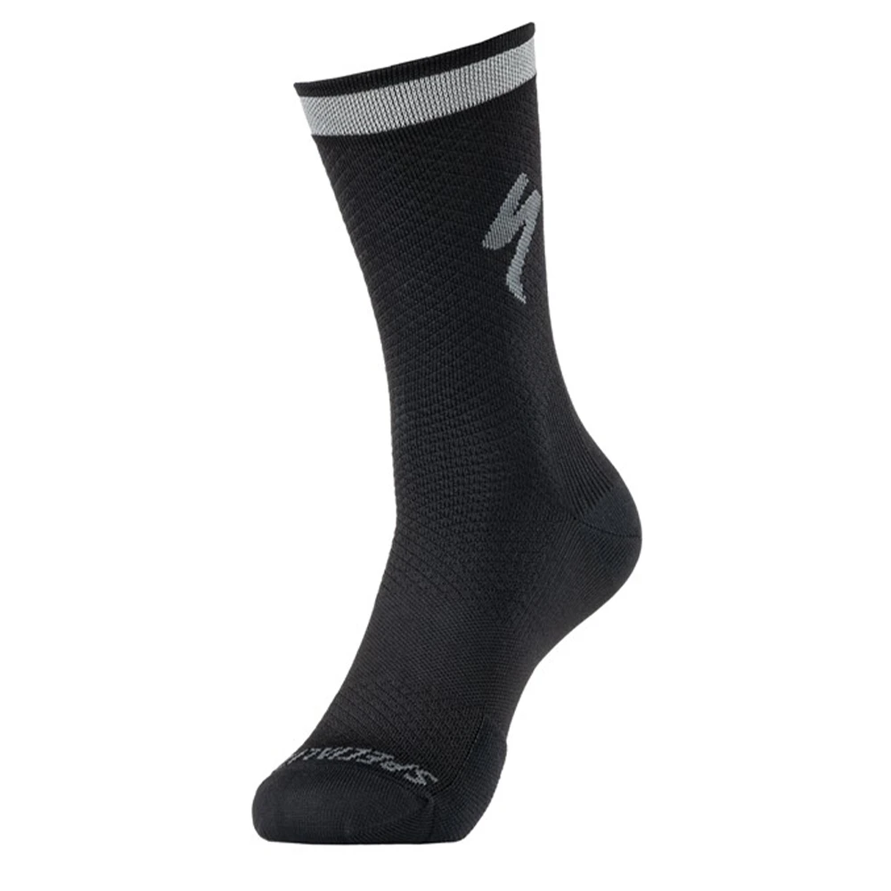 1. Sosete Ciclism SPECIALIZED Soft Air Reflective Tall - Black M