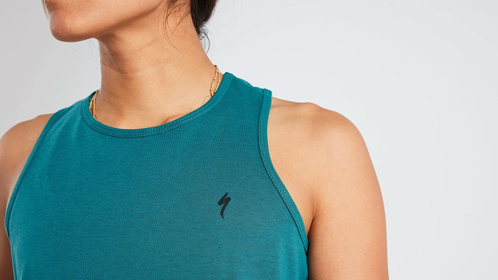 7. Tricou Ciclism SPECIALIZED Women's Drirelease (Tank) - Tropical Teal XS
