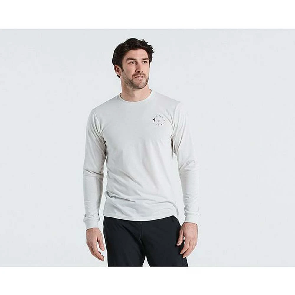 1. Tricou Ciclism SPECIALIZED Stoke (L/S) - Dove Grey L