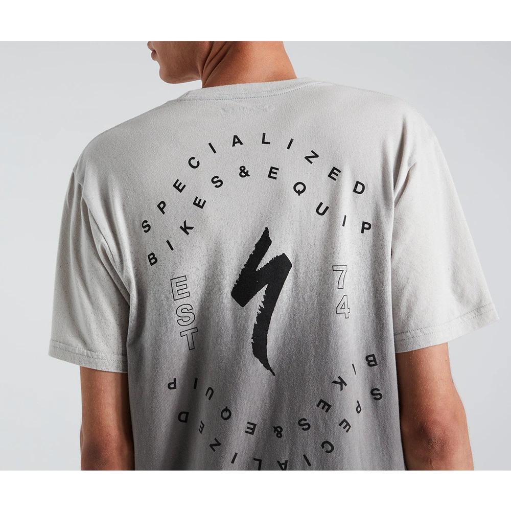 4. Tricou Ciclism SPECIALIZED Grind (S/S) - Dove Grey Spray L