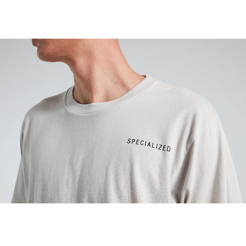 3. Tricou Ciclism SPECIALIZED Grind (S/S) - Dove Grey Spray L