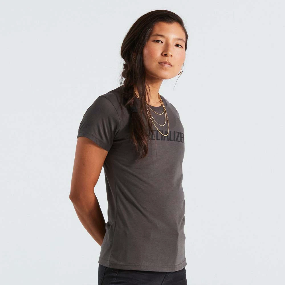 5. Tricou Ciclism SPECIALIZED Women's Wordmark (S/S) - Charcoal S