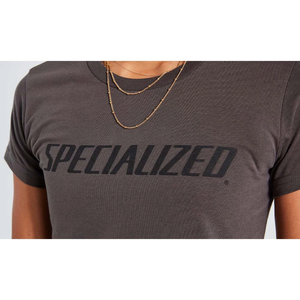 4. Tricou Ciclism SPECIALIZED Women's Wordmark (S/S) - Charcoal S