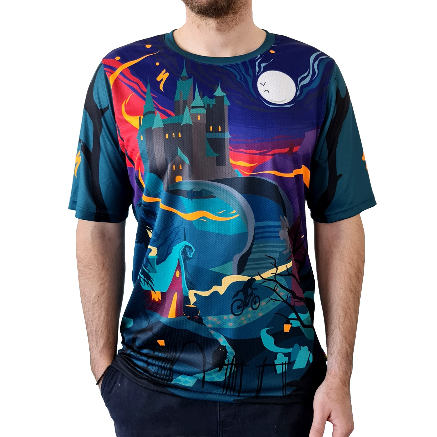 1. Tricou Ciclism SPECIALIZED Men's All Mountain (S/S) - Fairy Transilvania M