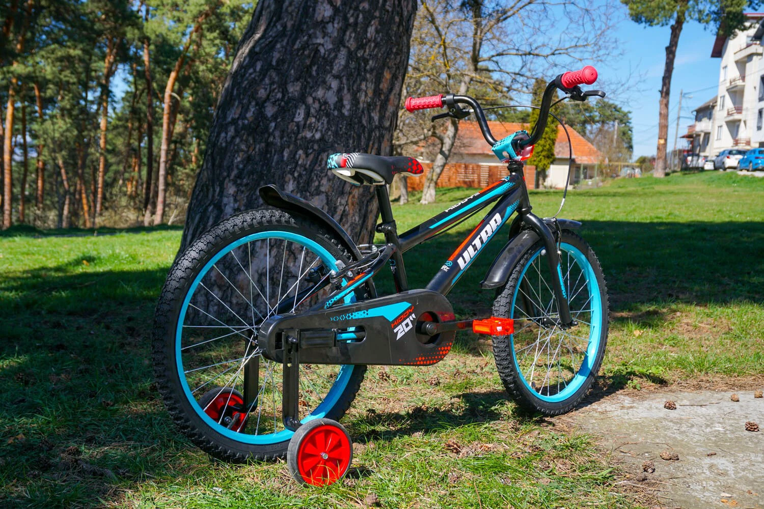 4. Bicicleta copii mtb ULTRA Kidy 20 V-Brake - Negru | 6-8 ani