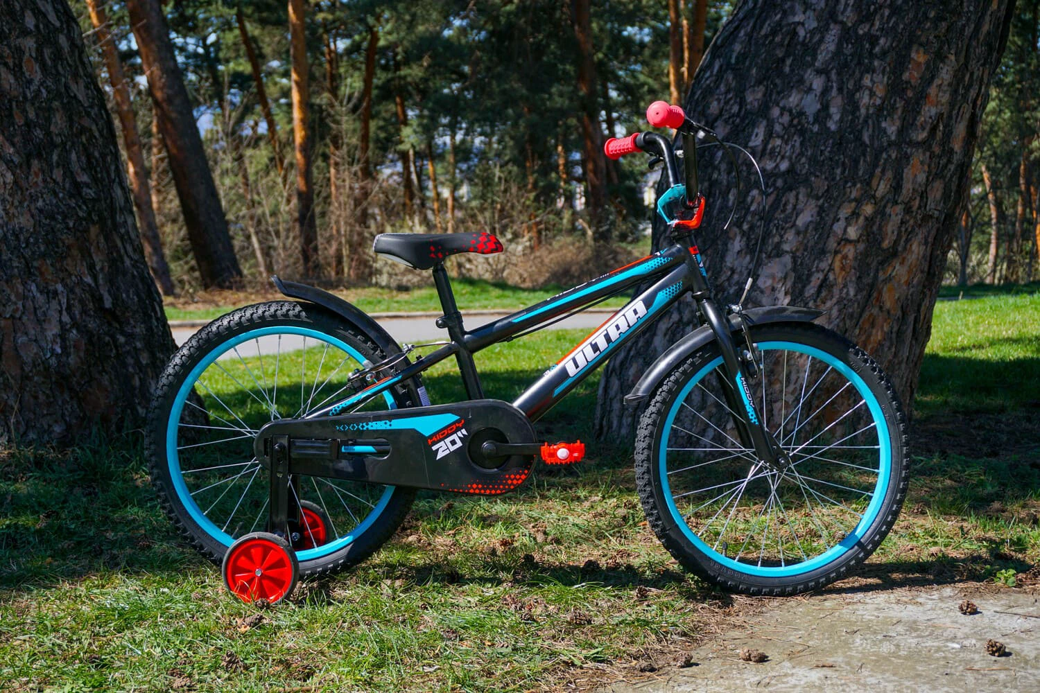 2. Bicicleta copii mtb ULTRA Kidy 20 V-Brake - Negru | 6-8 ani