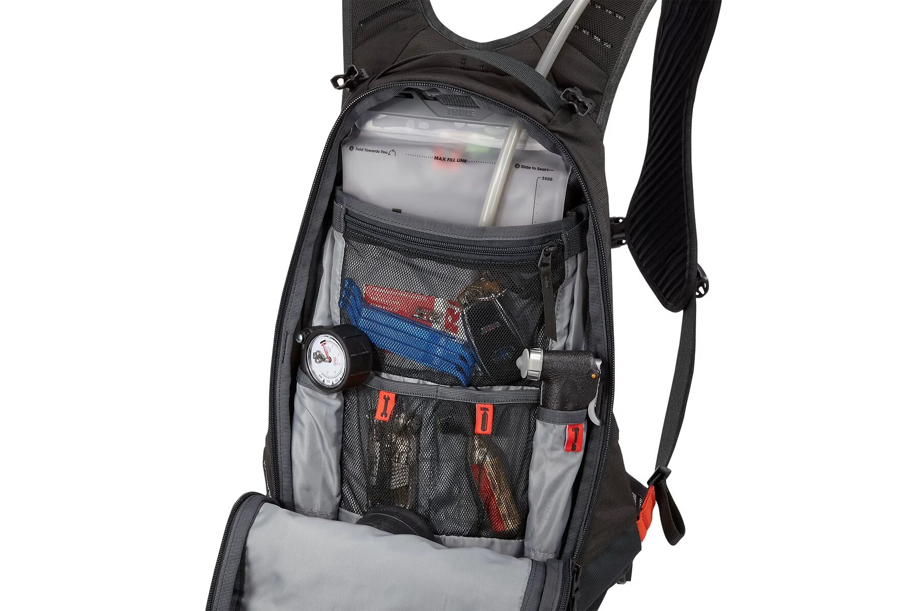 9. Rucsac hidratare THULE Rail Bike H20 12L Pro - Obsidian Grey
