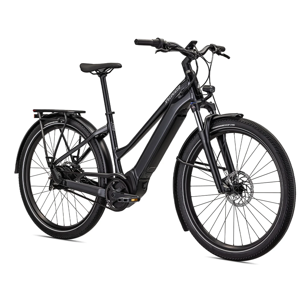 6. Bicicleta SPECIALIZED Turbo Vado 4.0 Step-Through - Cast Black/Silver Reflective L