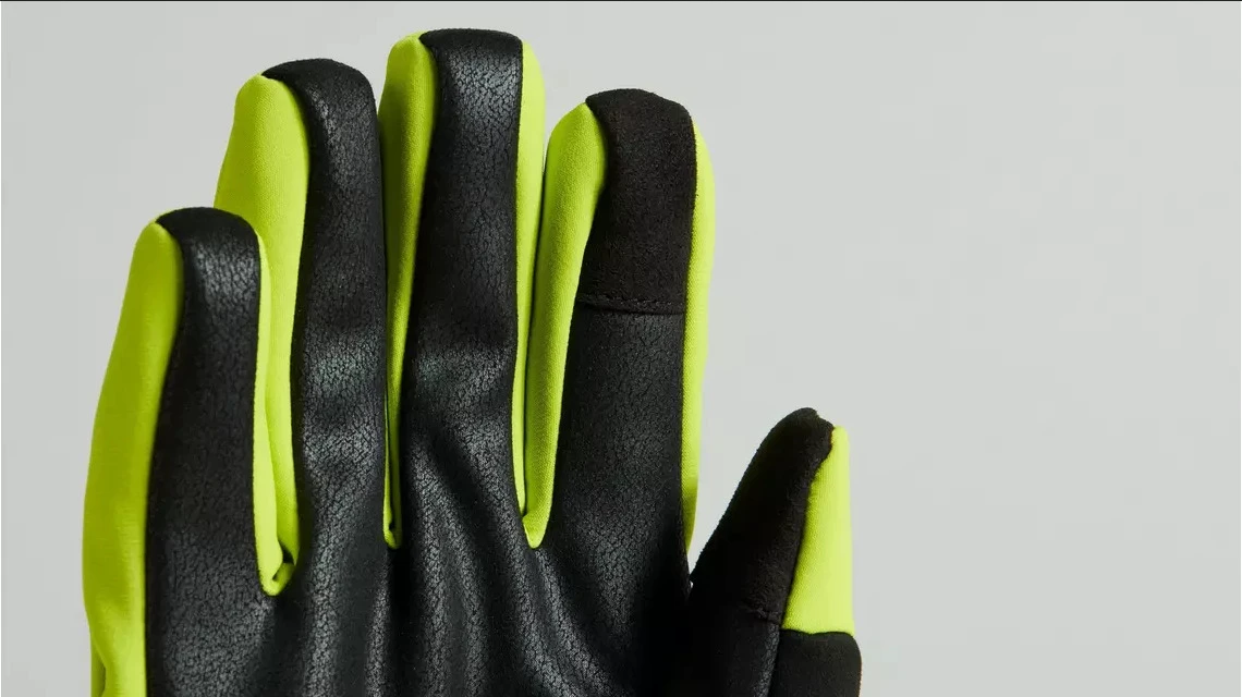 6. Manusi Ciclism SPECIALIZED Softshell Deep Winter (L/F) - Hyper Green M