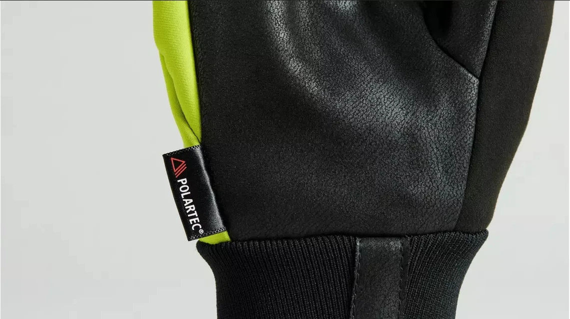 2. Manusi Ciclism SPECIALIZED Softshell Deep Winter (L/F) - Hyper Green M
