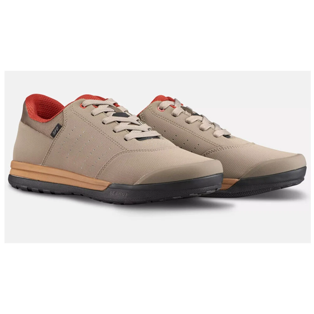 4. Pantofi Ciclism SPECIALIZED 2FO Roost Clip Mtb - Taupe/Redwood 42