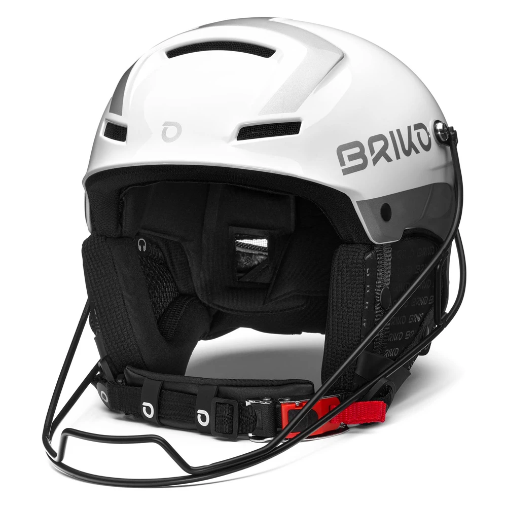 1. Casca ski BRIKO Slalom EPP - Shiny White Silver 56