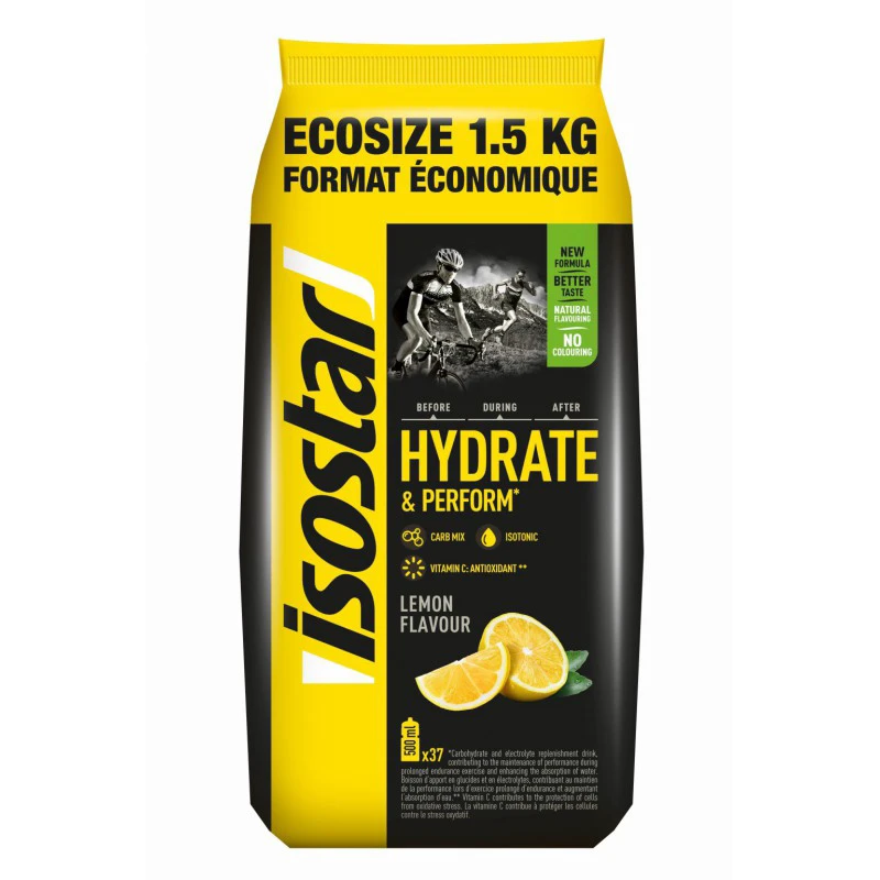 1. ISOSTAR PUDRA IZOTONICA LEMON ECOSIZE 1,5kg