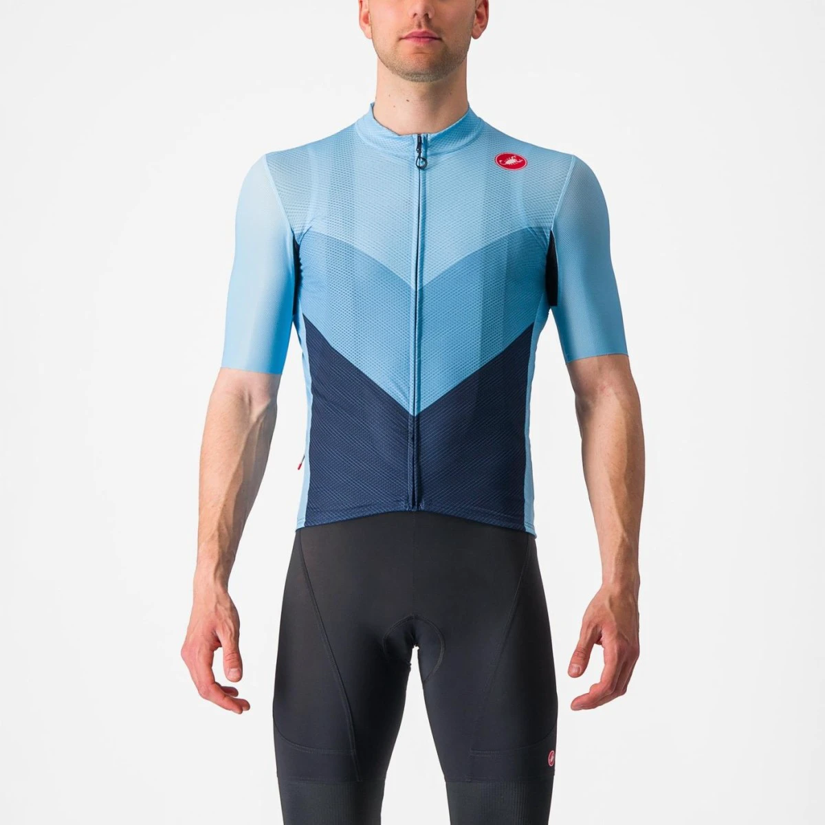 1. Tricou cu maneca scurta Castelli Endurance PRO 2, Bleu/Albastru/Bleumarin, XXL