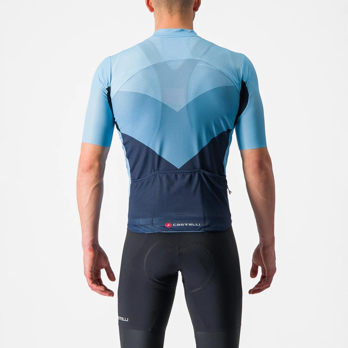 2. Tricou cu maneca scurta Castelli Endurance PRO 2, Bleu/Albastru/Bleumarin, XXL