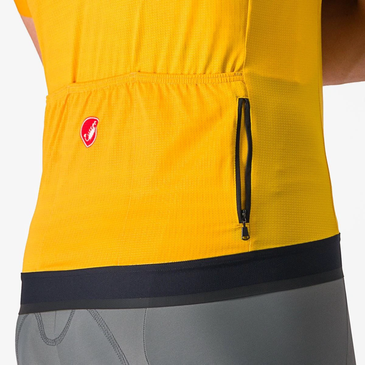 4. Tricou cu maneca scurta Castelli Unlimited Endurance, Galben/Rosu, M