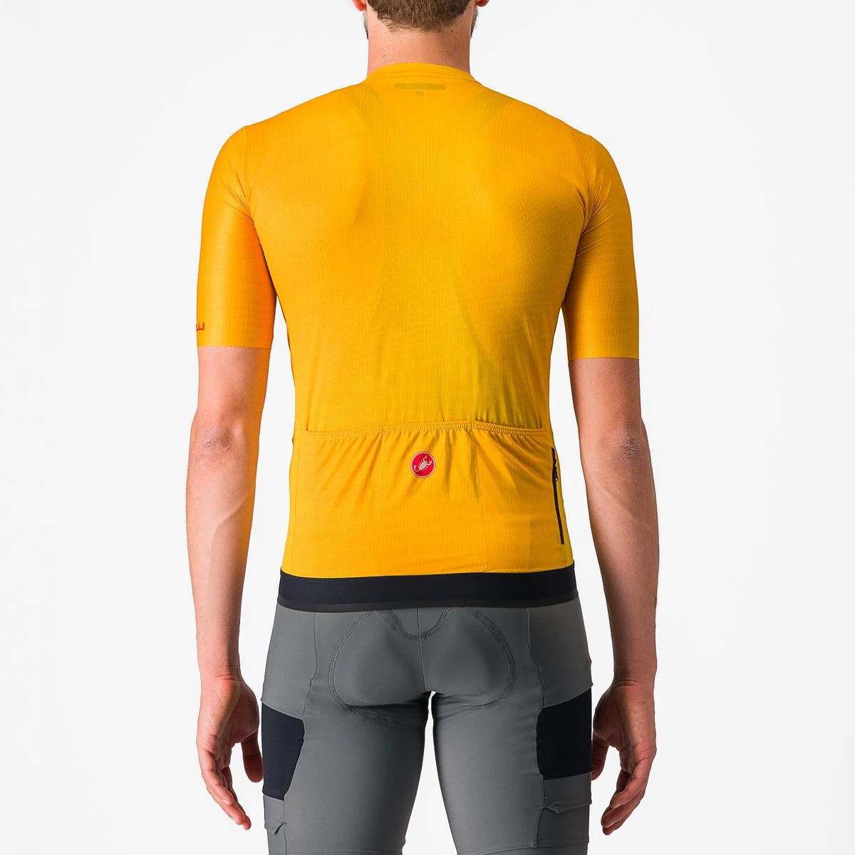 2. Tricou cu maneca scurta Castelli Unlimited Endurance, Galben/Rosu, S