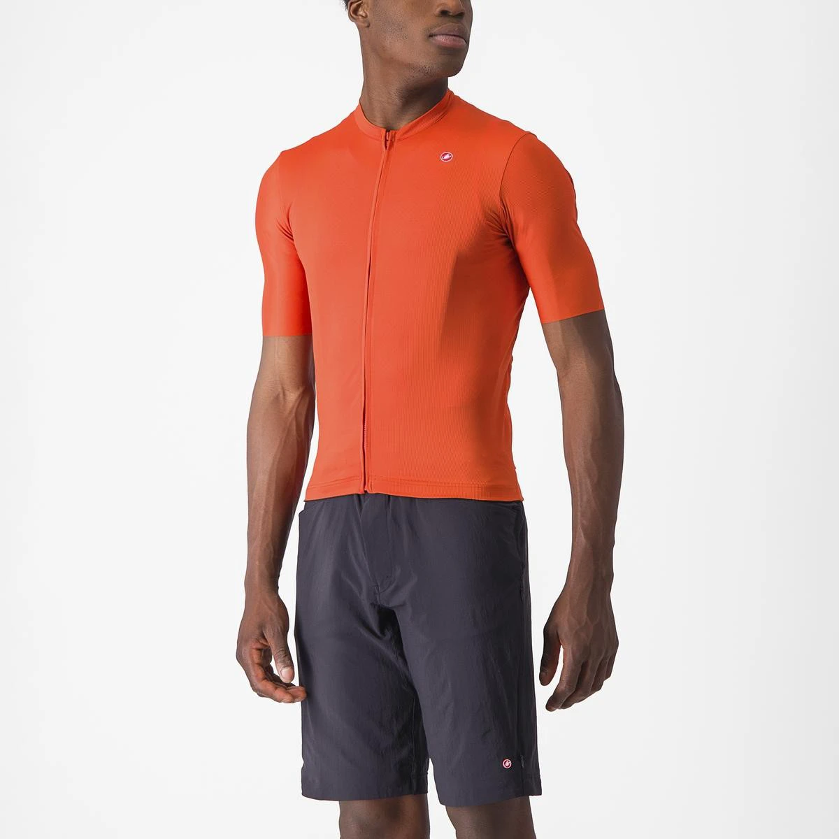 3. Tricou cu maneca scurta Castelli Unlimited Entrata 2, Portocaliu, M