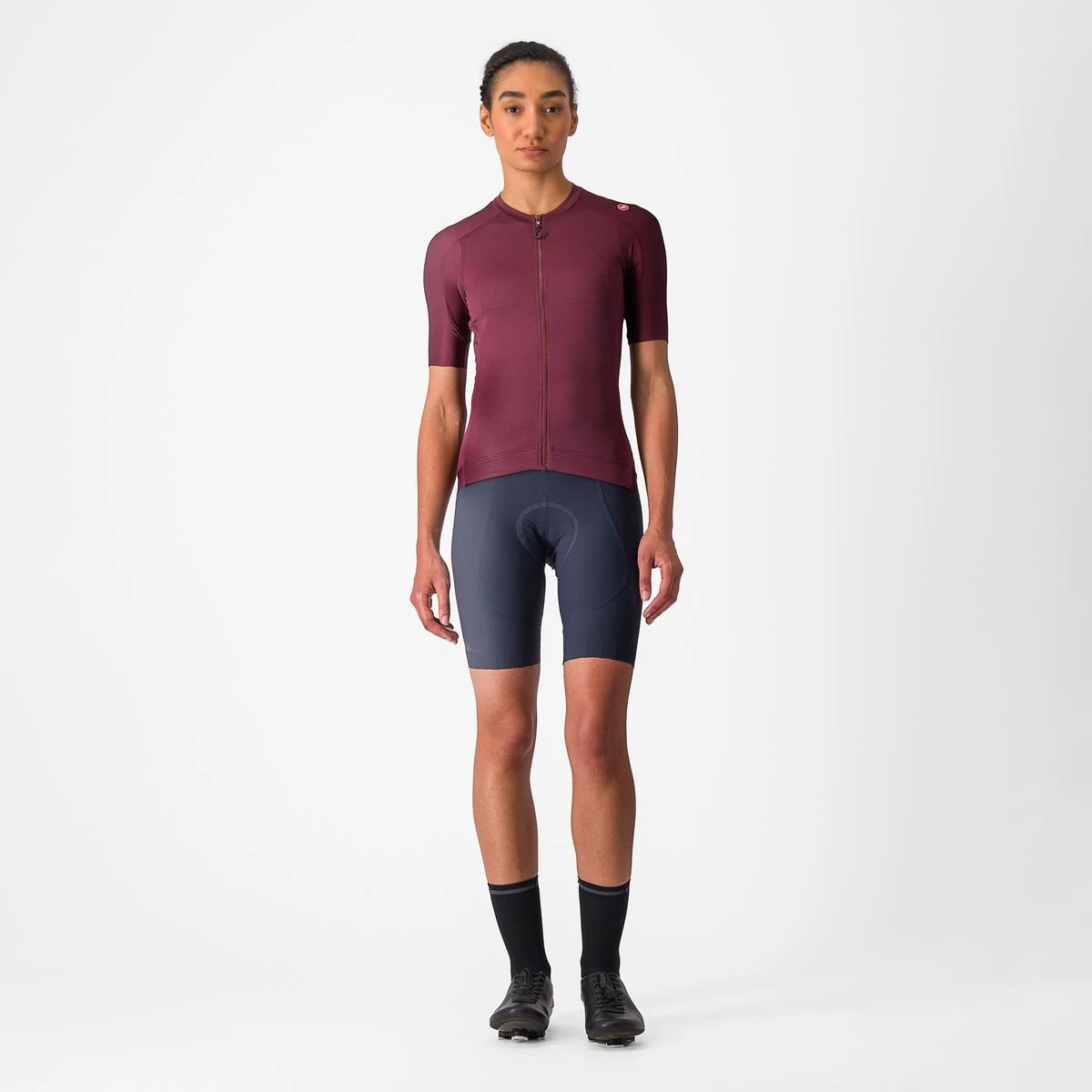 8. Tricou cu maneca scurta Castelli Espresso W, de dama, Visiniu, M