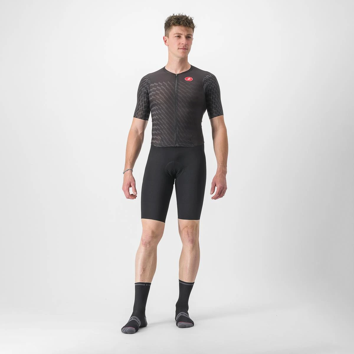 1. Costum de triatlon cu maneca scurta Castelli PR 2 Speed, Negru, M