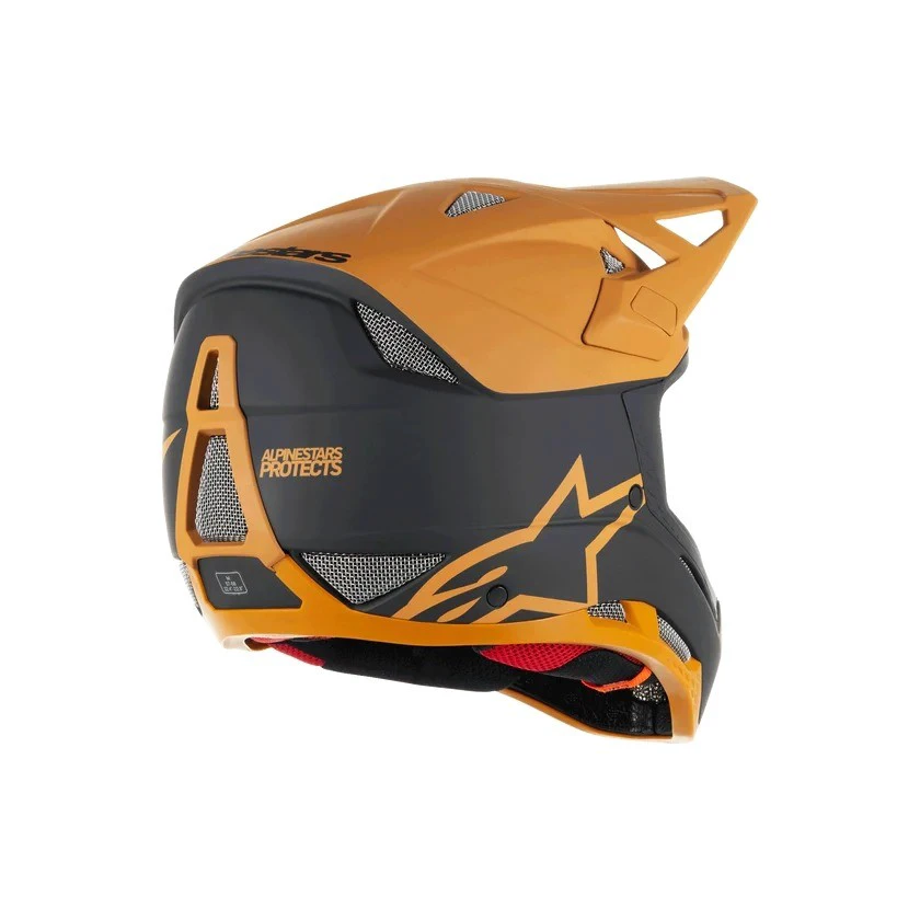 2. Casca Alpinestars Missile Tech Racer Helmet Black Dark Gold Matt M