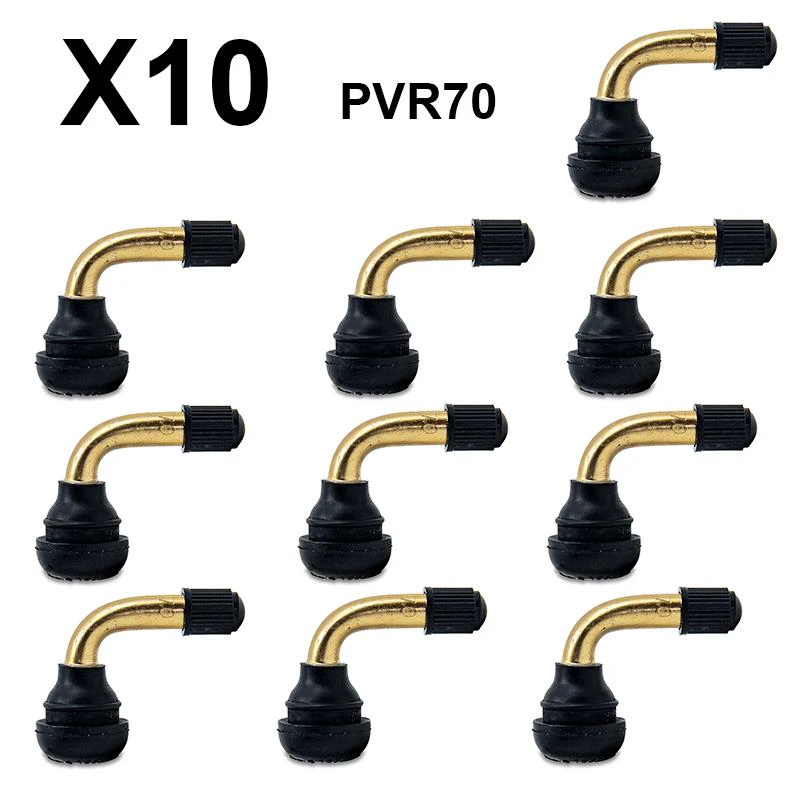 3. Valva tubeless curbata 90 grade pentru trotineta electrica 70mm - set 10 bucati