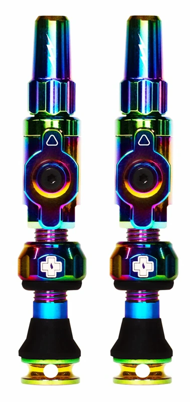 1. Valve tubeless Muc-Off Tubeless Valves Big Bore Lite (Small) Iridescent