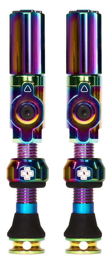 1. Valve tubeless Muc-Off Tubeless Valves Big Bore Hybrid (Medium) Iridescent