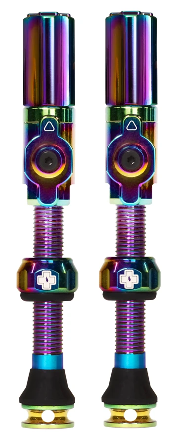 1. Valve tubeless Muc-Off Tubeless Valves Big Bore Hybrid (Large) Iridescent