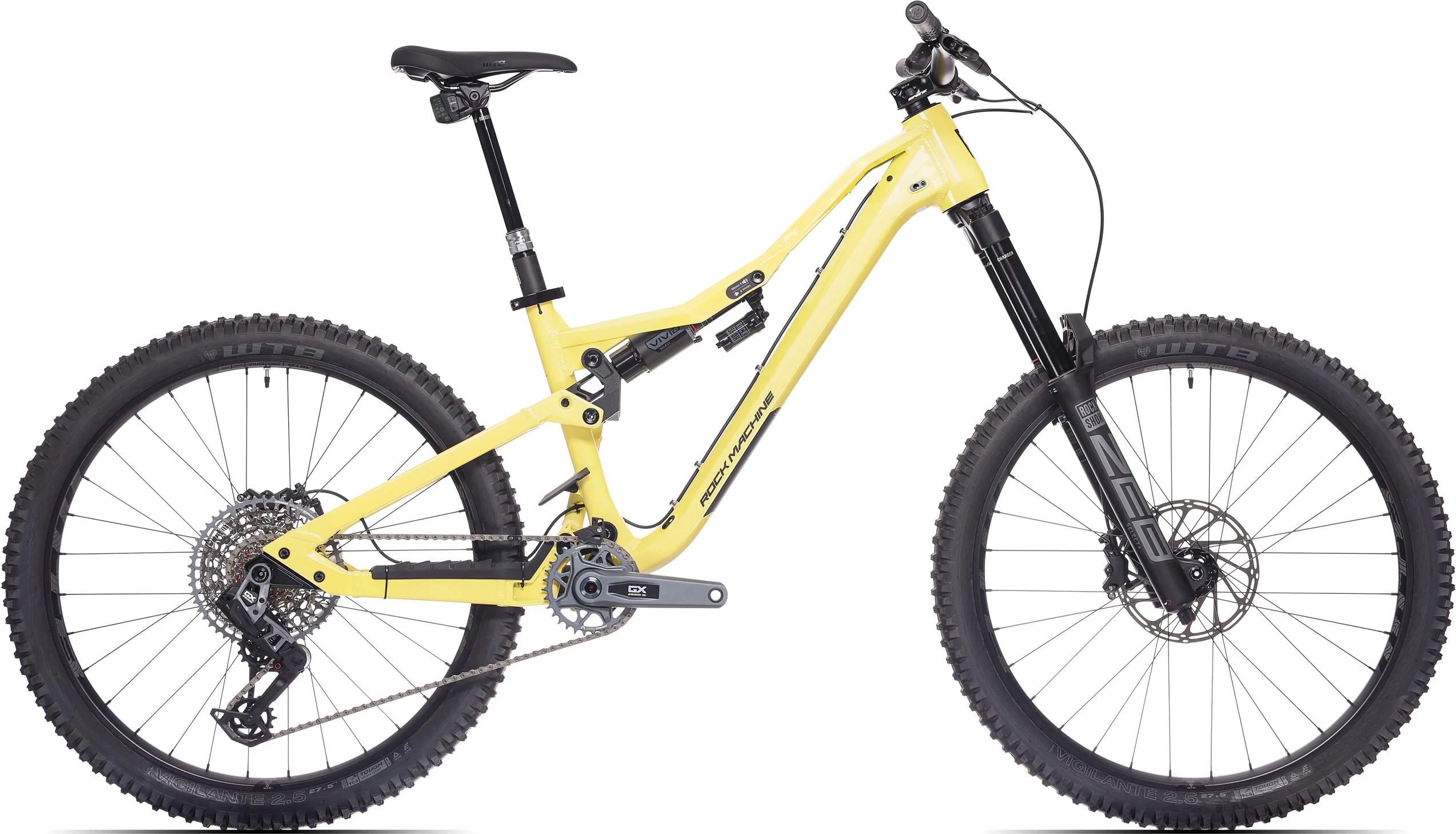 1. Bicicleta Rock Machine Whizz FS III 90 AXS 27.5 Sulfur Yellow 16.5 - (L)