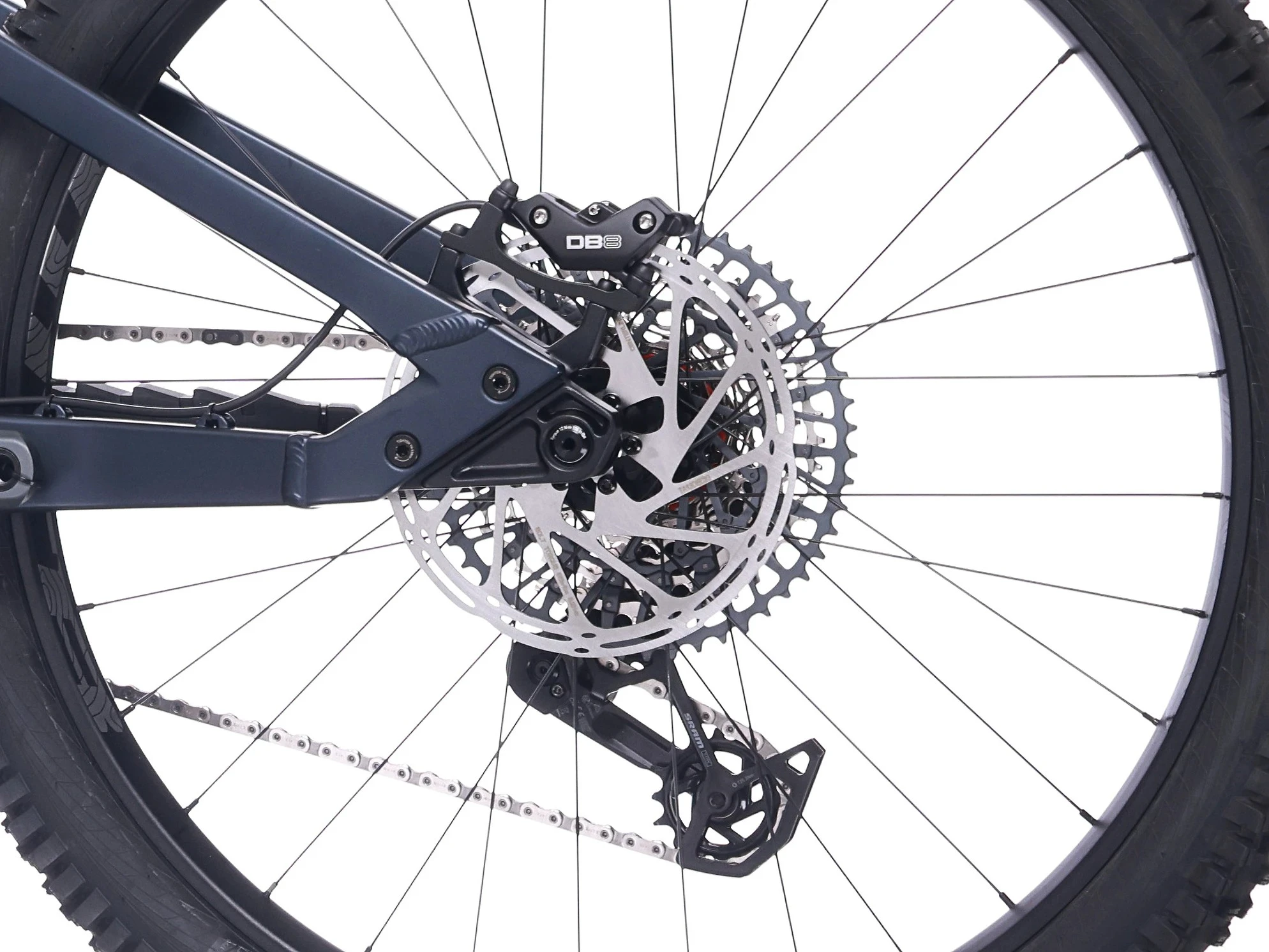 4. Bicicleta Rock Machine Whizz FS II 90 AXS 27.5/29 Matte Deep Ocean Blue 16.0 - (M)
