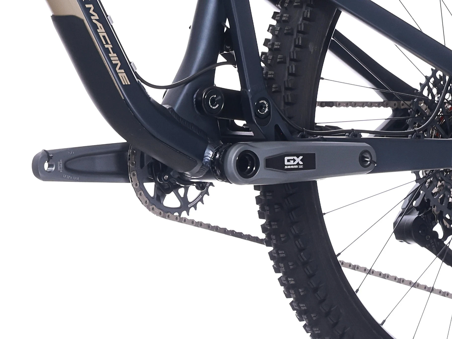 5. Bicicleta Rock Machine Whizz FS II 90 AXS 27.5/29 Matte Deep Ocean Blue 16.0 - (M)