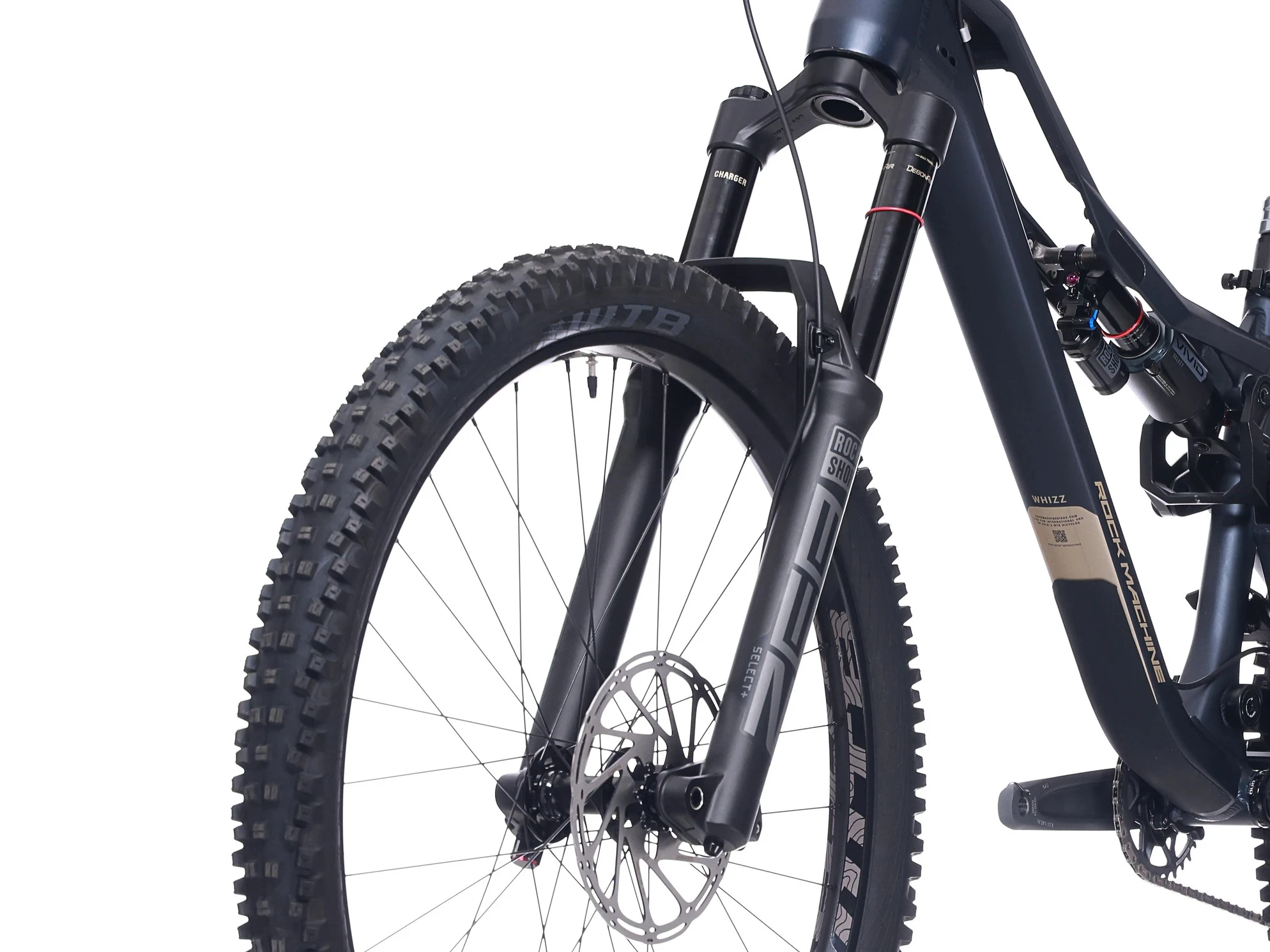 6. Bicicleta Rock Machine Whizz FS II 90 AXS 27.5/29 Matte Deep Ocean Blue 16.0 - (M)