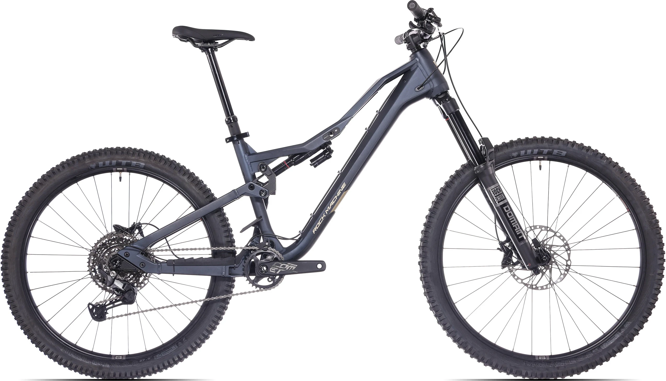 1. Bicicleta Rock Machine Whizz FS II 50 27.5/29 Matte Deep Ocean Blue 16.0 - (M)