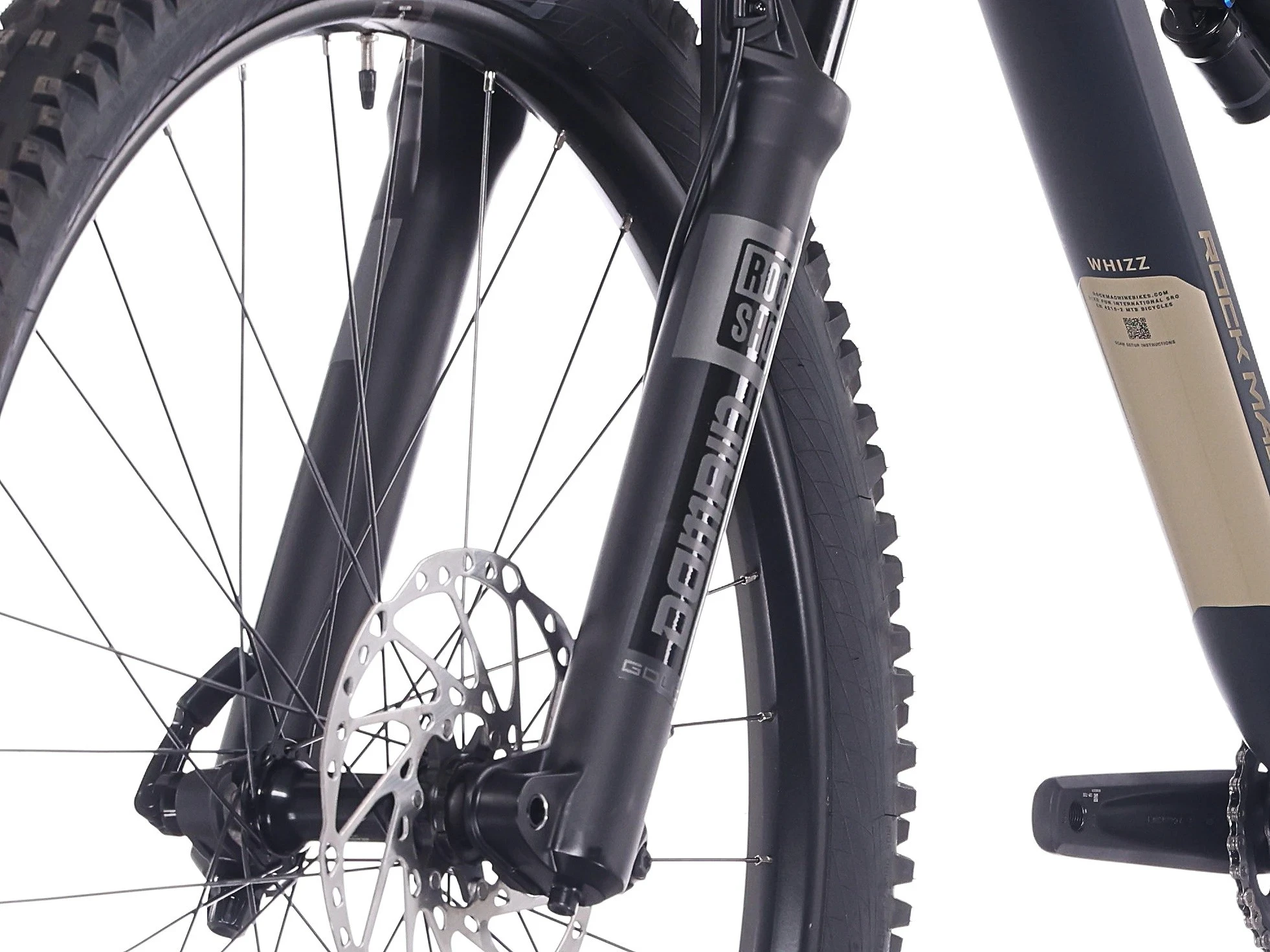 6. Bicicleta Rock Machine Whizz FS II 50 27.5/29 Matte Deep Ocean Blue 16.0 - (M)